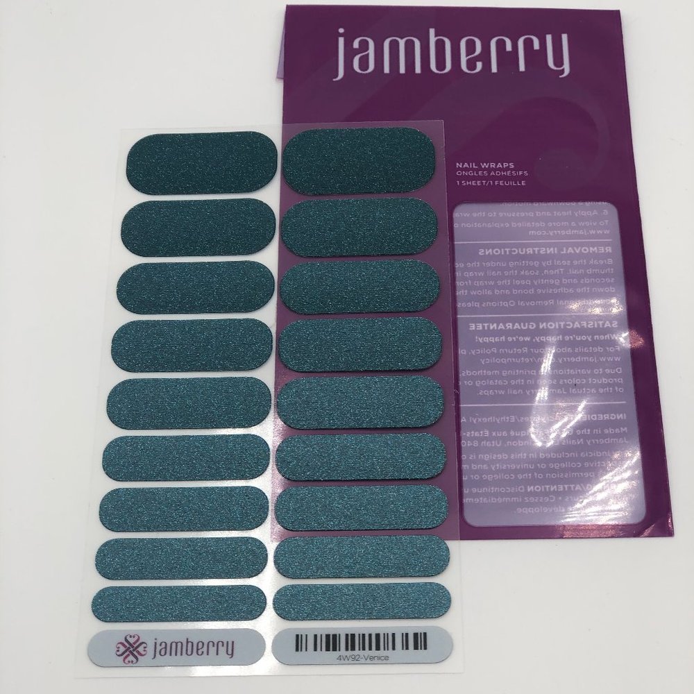 Jamberry Wraps, Venice, Matte Finish, Full Set!
